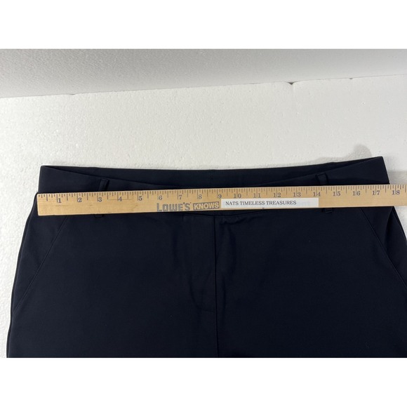 Quince Ultra-Stretch Ponte Bootcut Womens Pants 34x30 Black Athleisure Office - Picture 6 of 10